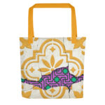"Existence-1" - Tote bag - yellow