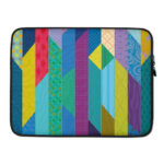 Vivid Stripes Laptop Sleeve - 15