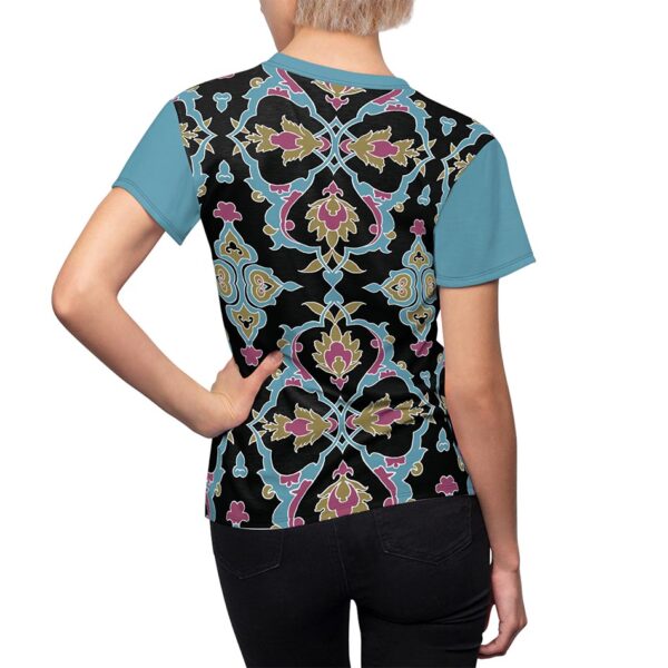 Iznik Turquoise Charm - Cut & Sew Tee - Female T-shirt